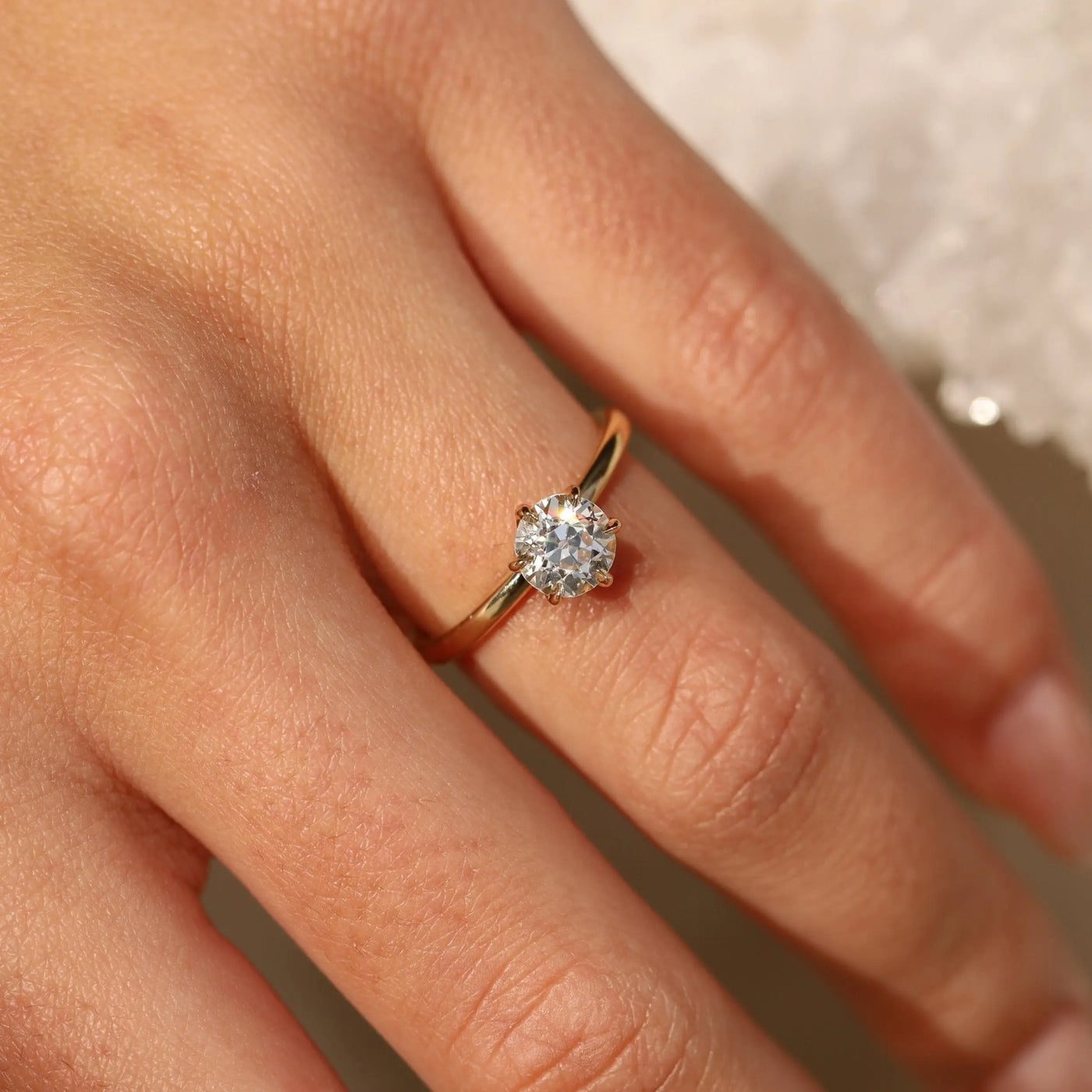0.90ct Old Euro Diamond Camille