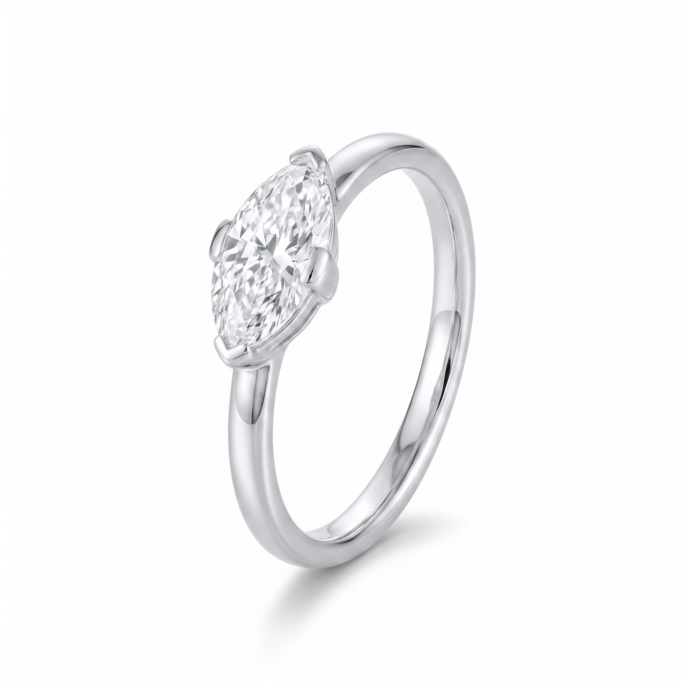 0.90ct Lab-Created Diamond Marquise Noelle Ring