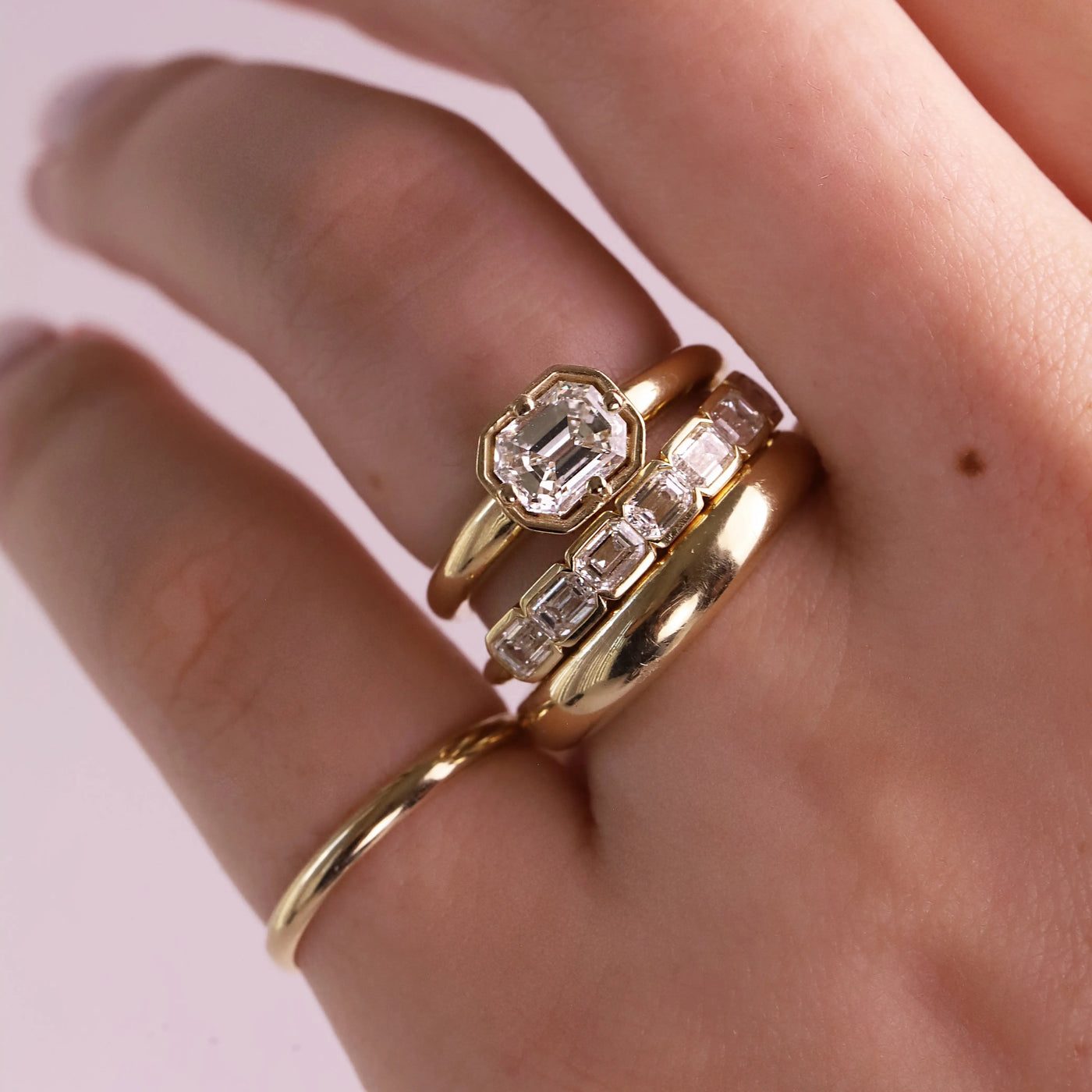1.01ct Emerald Cut Diamond Georgia