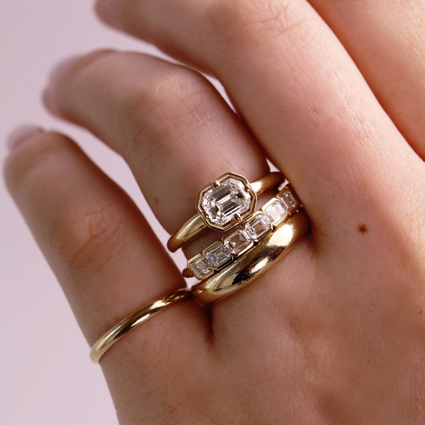 1.01ct Emerald Cut Diamond Georgia