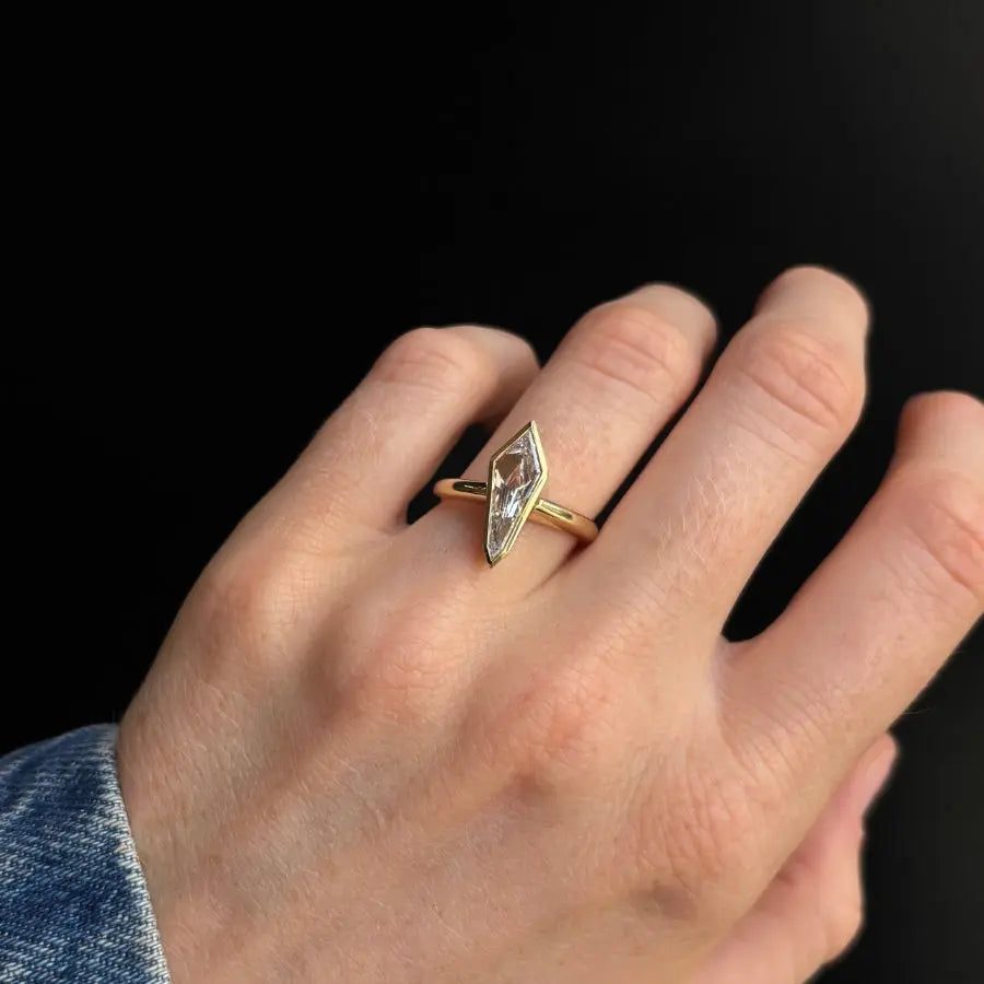 1.13ct Kite Diamond Ring