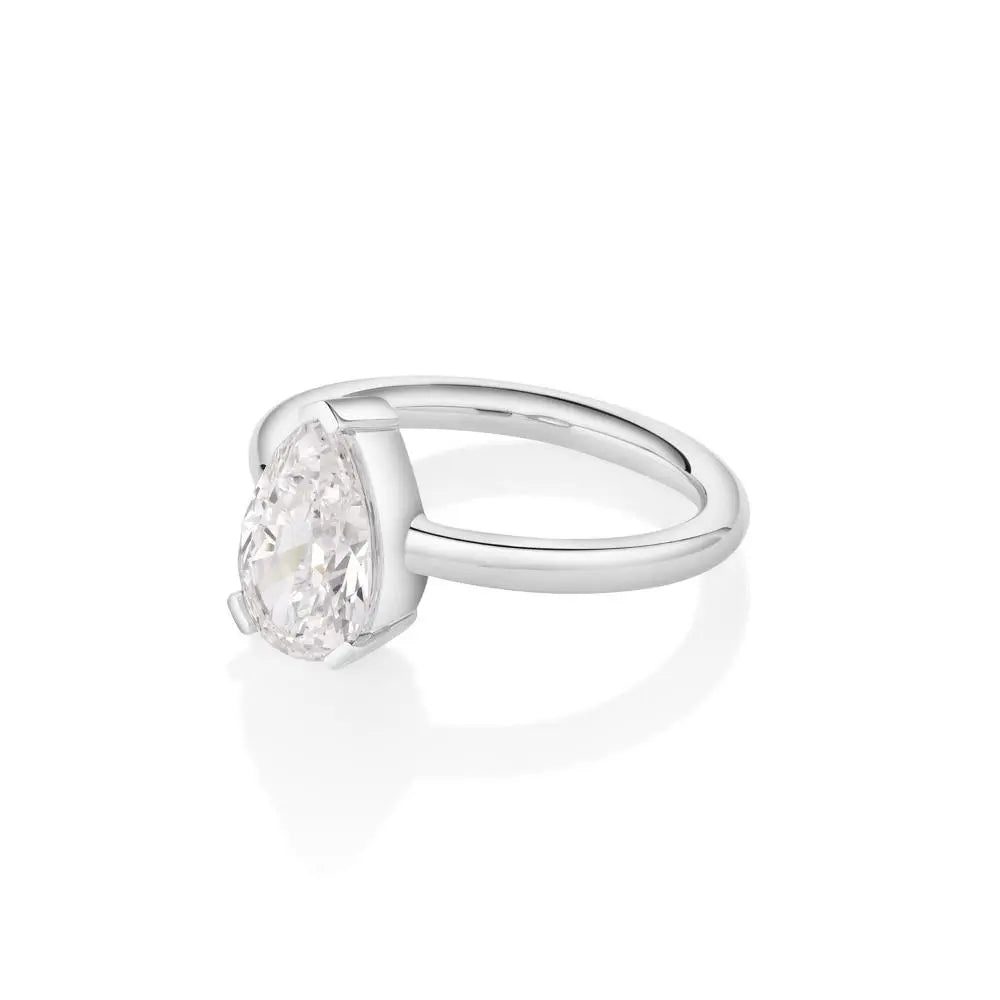 1.86ct Antique Pear Diamond Sloane