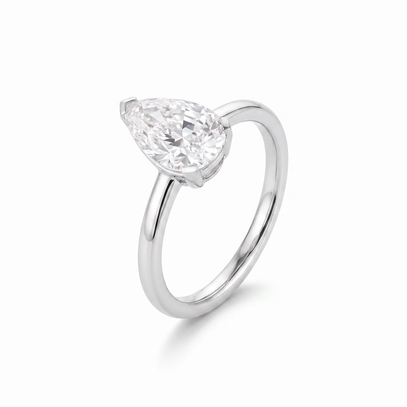 1.86ct Antique Pear Diamond Sloane