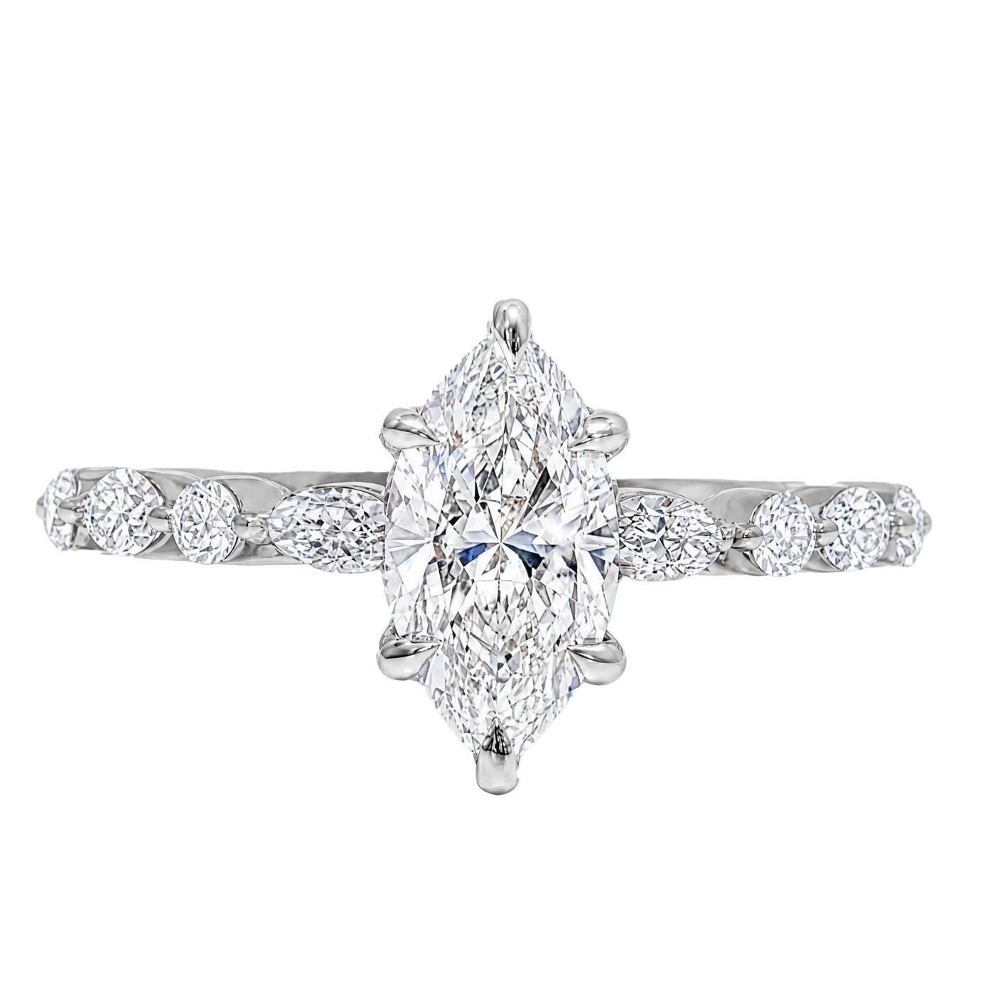 Marquise Diamond Engagement Ring 1 CT 71336