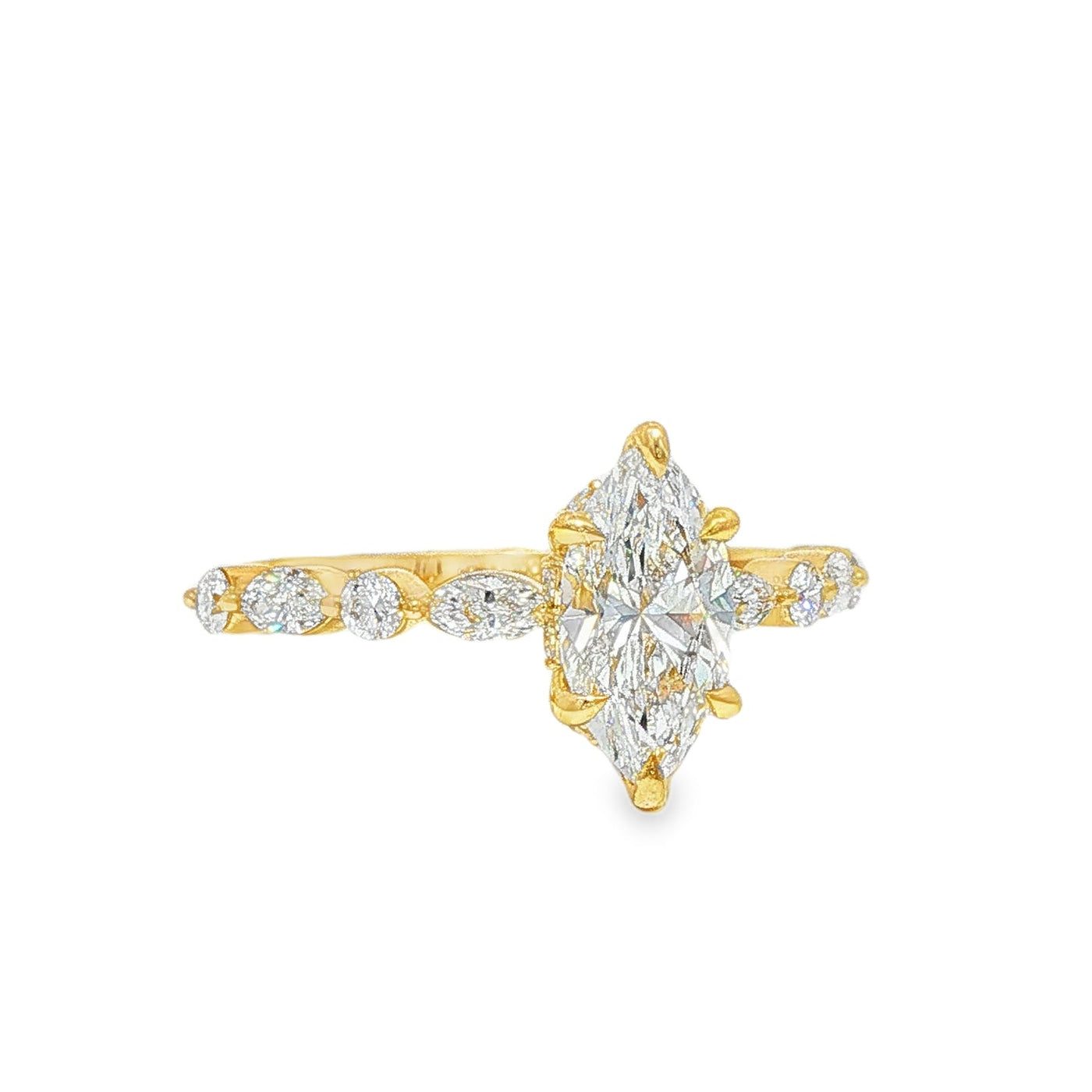Marquise Diamond Engagement Ring 1 CT 71336