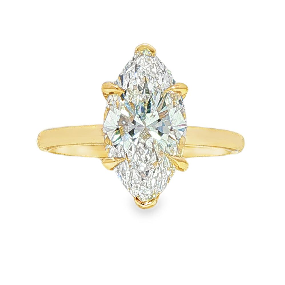 Marquise Solitaire Engagement Ring 71312