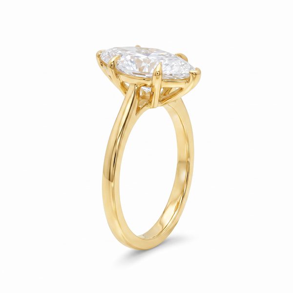 Marquise Solitaire Engagement Ring 71312