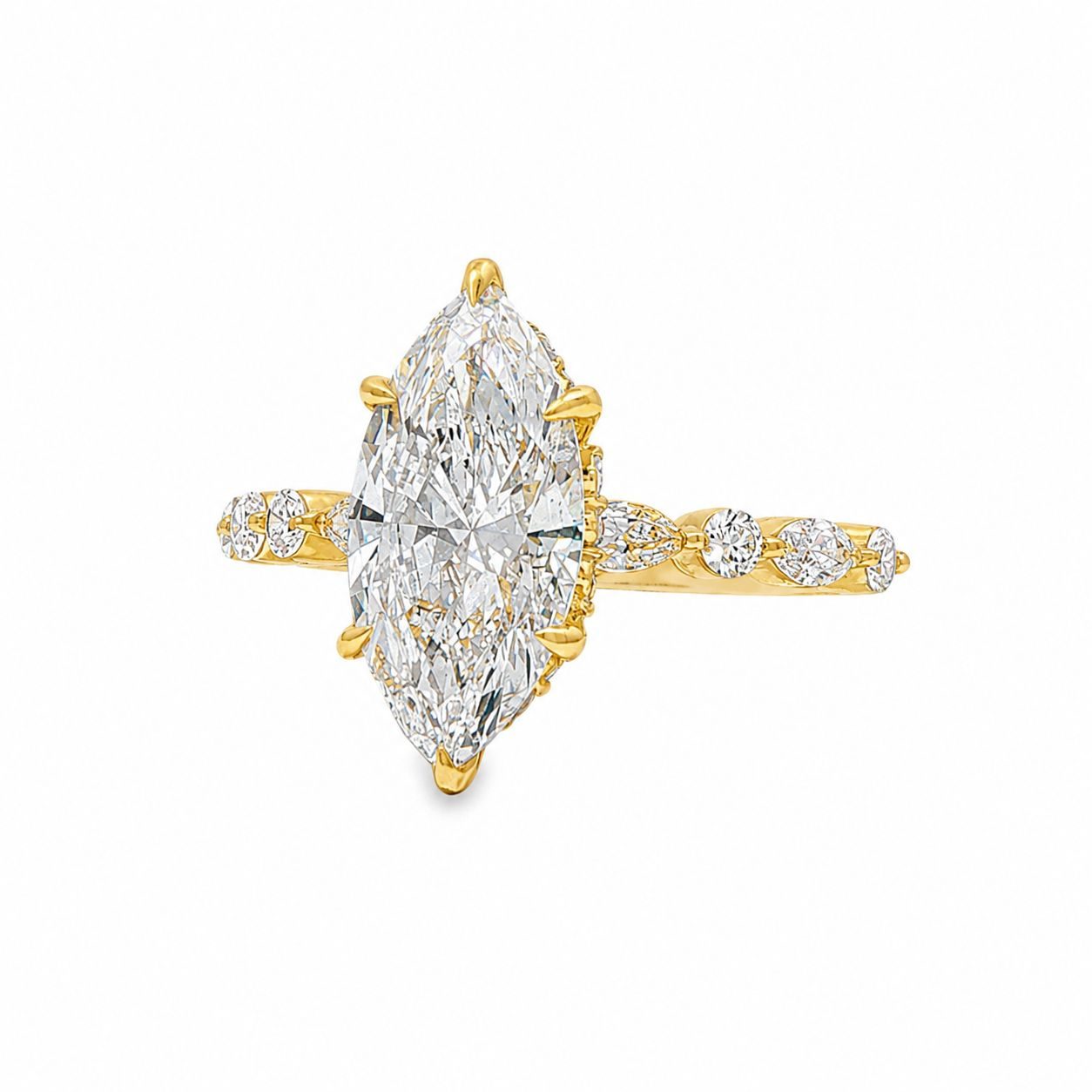 Marquise Diamond Engagement Ring 2.50 CT 71344