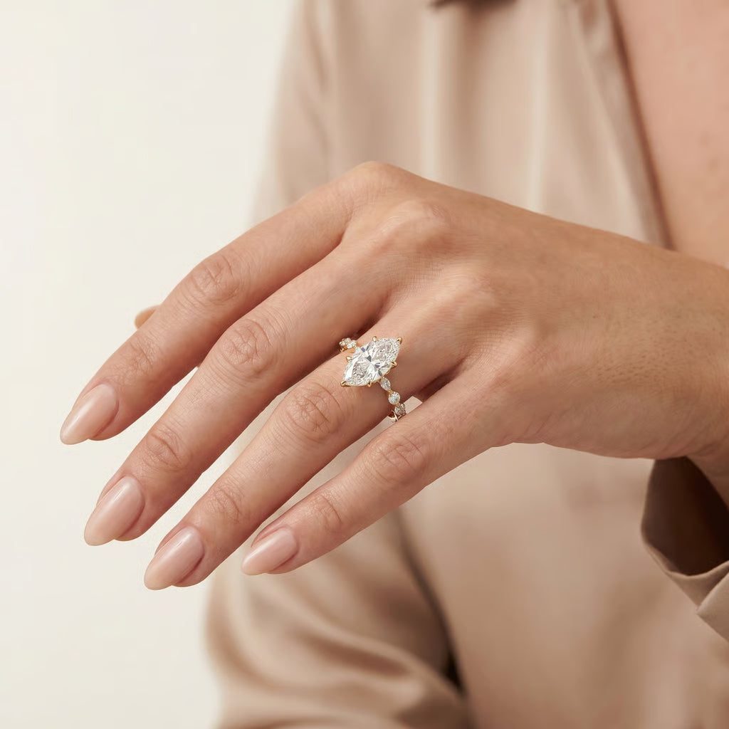 Marquise Diamond Engagement Ring 2.50 CT 71344