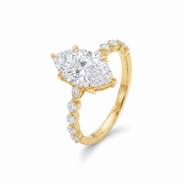 Marquise Diamond Engagement Ring 2.50 CT 71344
