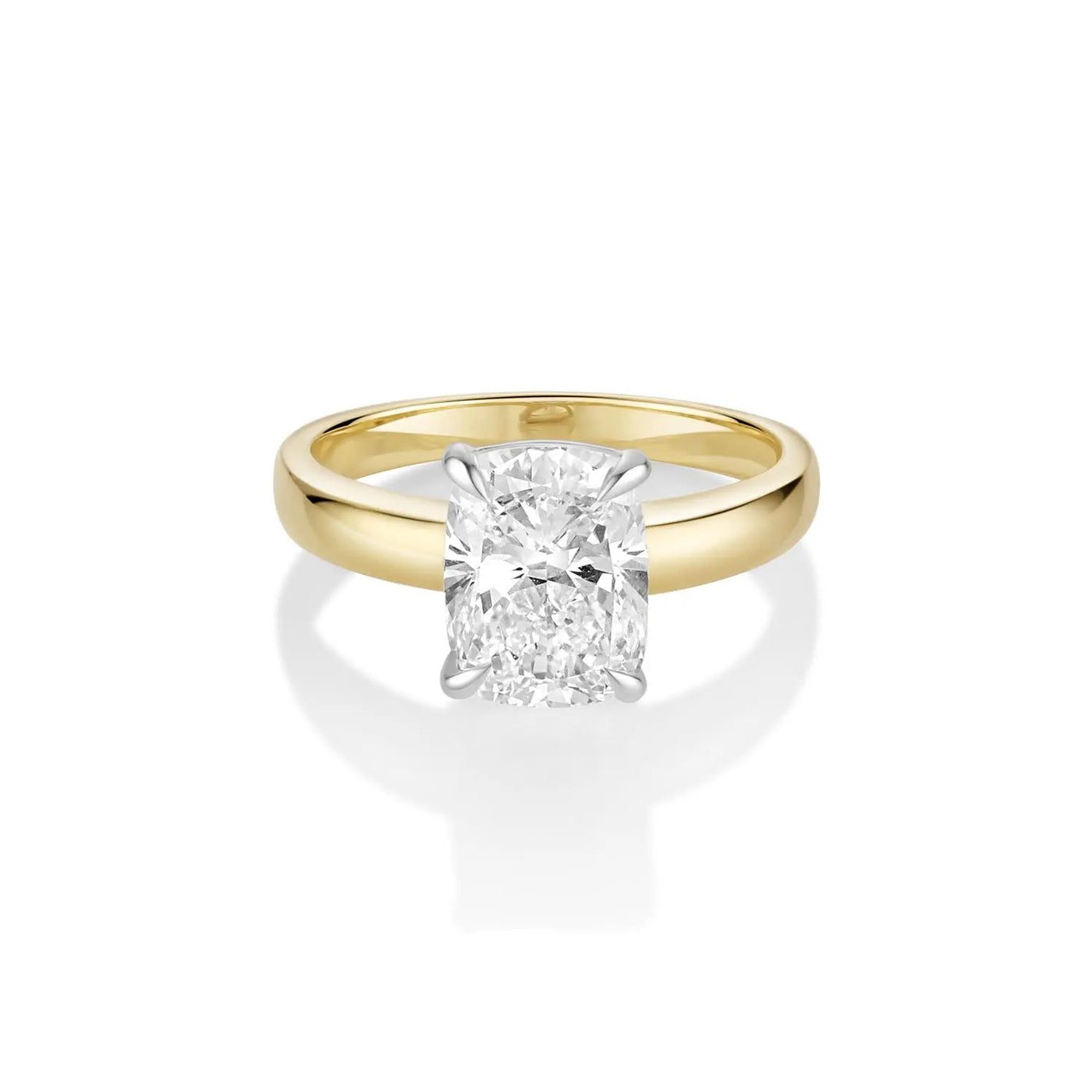 2.55ct Lab-Created Cushion Diamond Peyton Ring