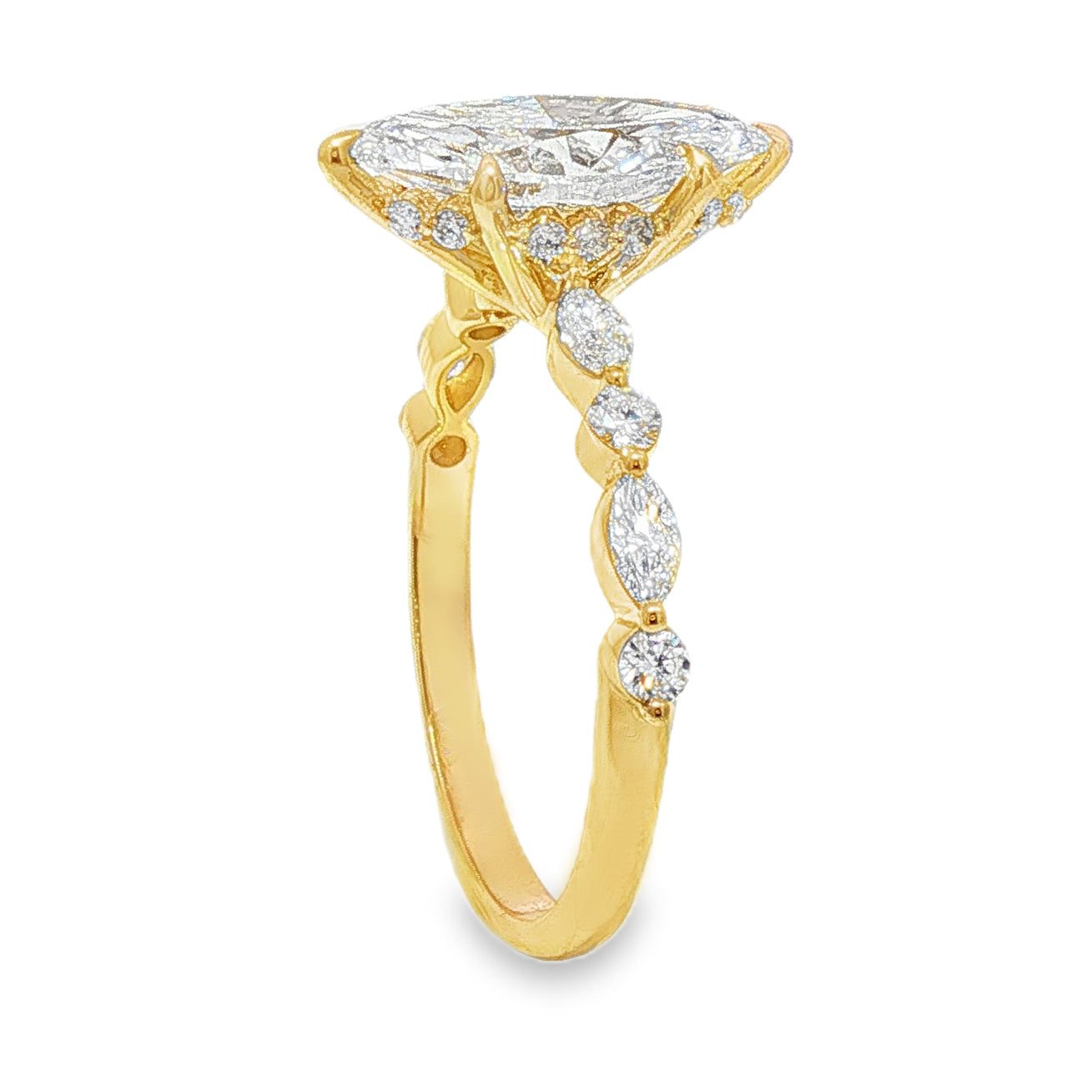 Marquise Diamond Engagement Ring 2 CT 71343