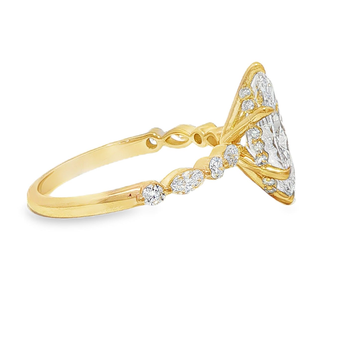 Marquise Diamond Engagement Ring 2 CT 71343