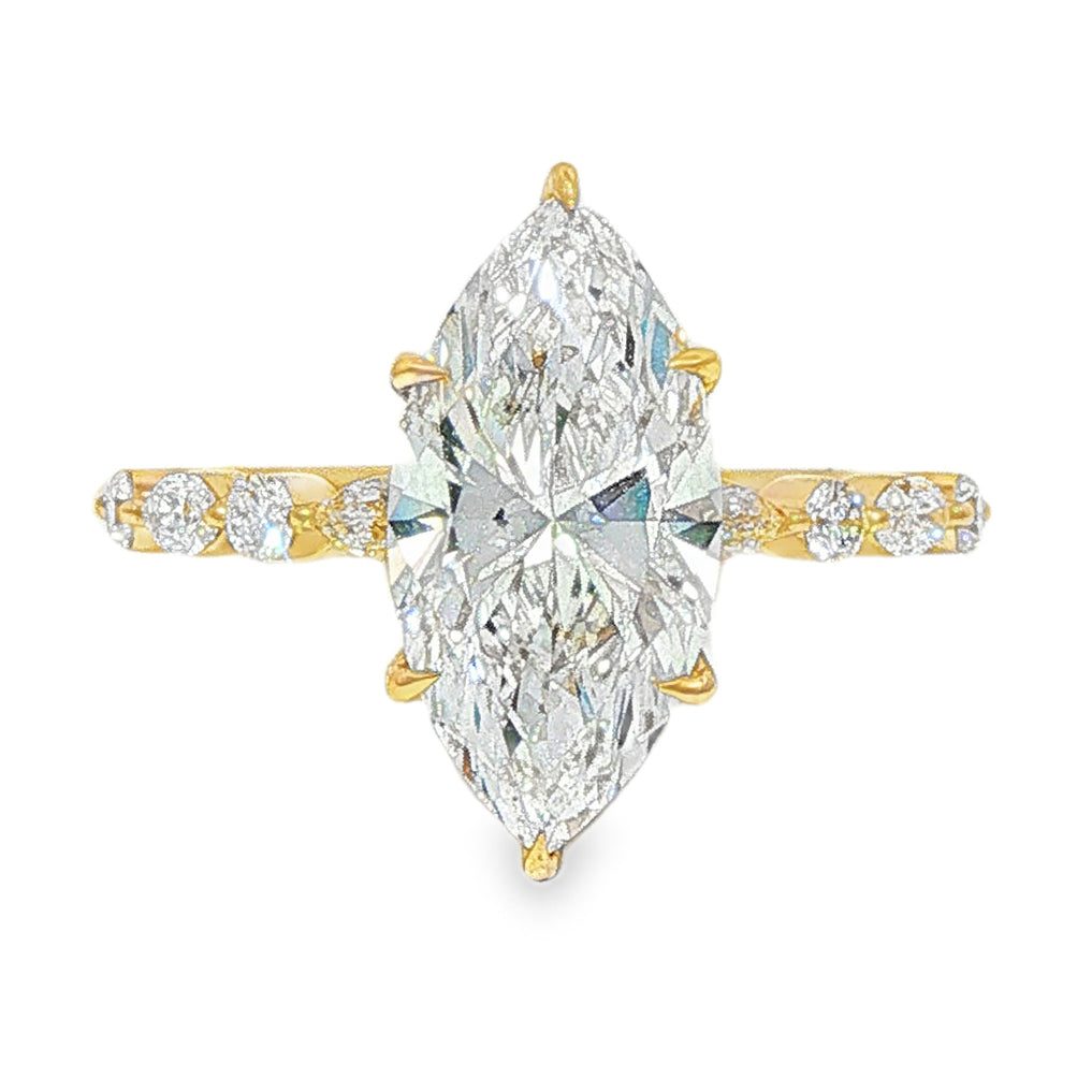 Marquise Diamond Engagement Ring 3 CT 71345