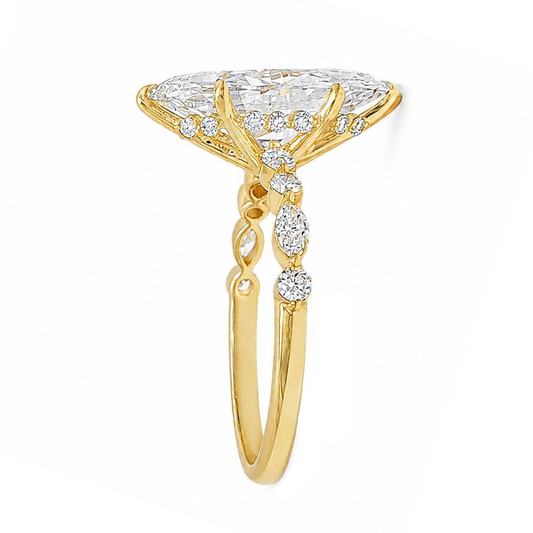 Marquise Diamond Engagement Ring 3 CT 71345