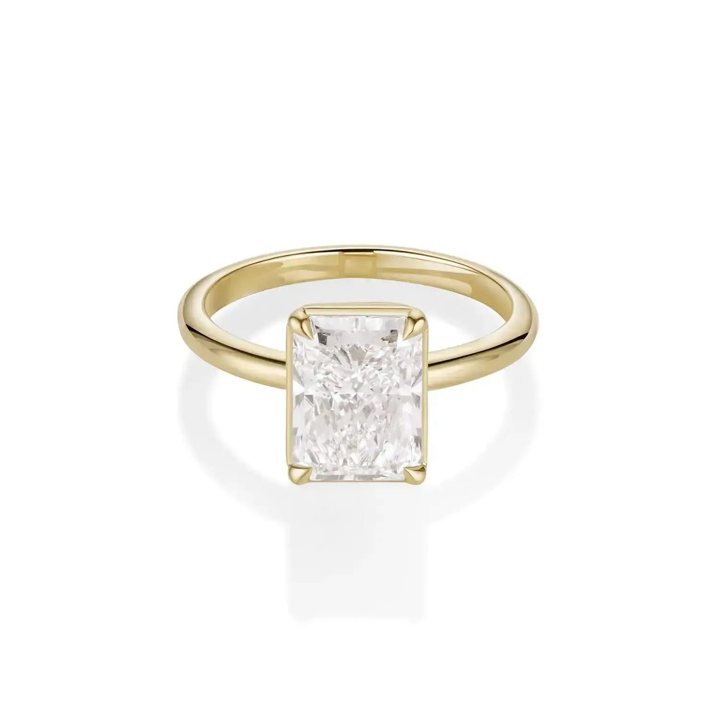 3.04ct Lab-Created Diamond Emma Radiant Engagement Ring