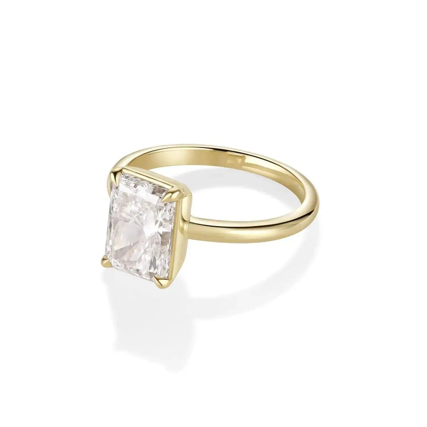 3.04ct Lab-Created Diamond Emma Radiant Engagement Ring