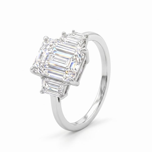 Clara Emerald Engagement Ring 70982