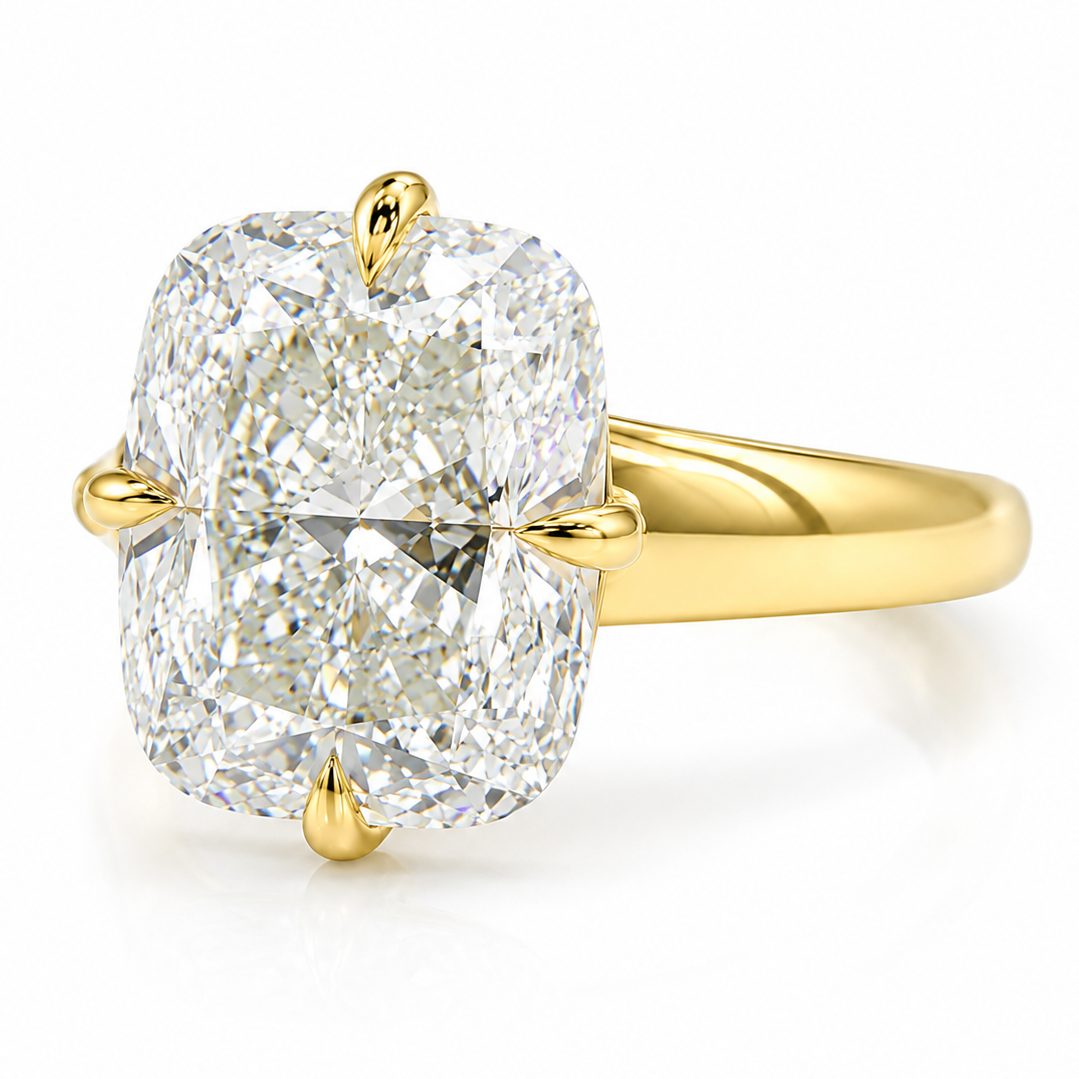 Compass Cushion Engagement Ring 71672