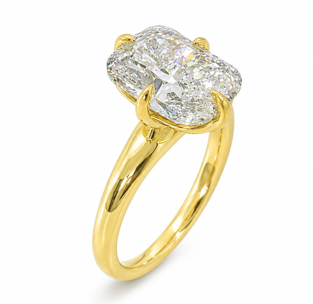 Compass Cushion Engagement Ring 71672