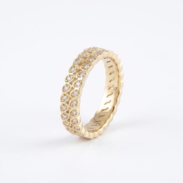 Paisley Cuban Ring