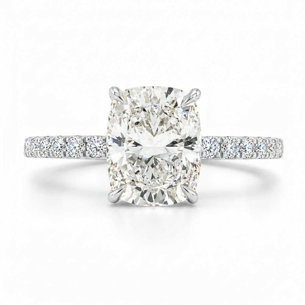 Monarch Cushion Engagement Ring 71620