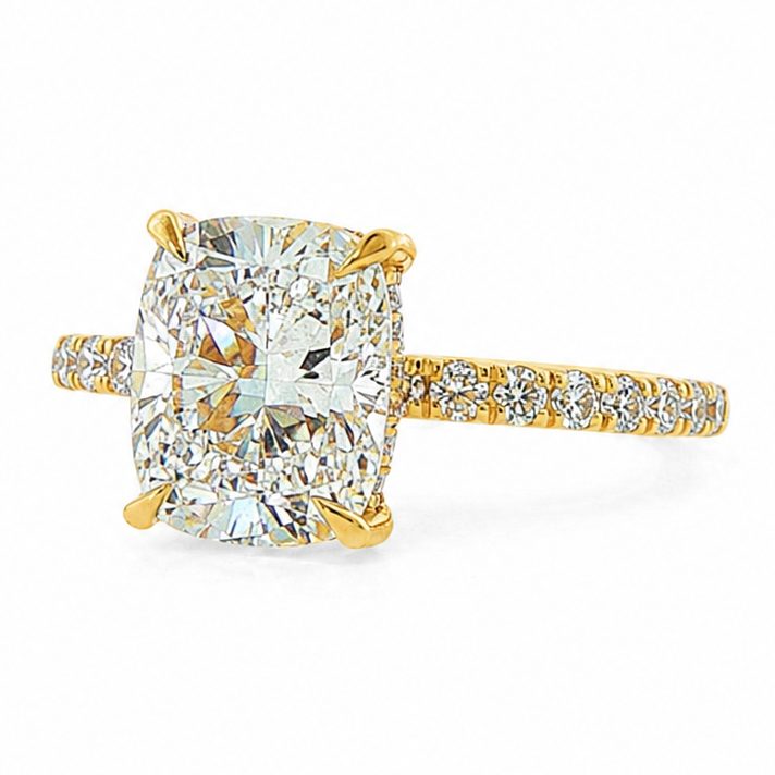 Monarch Cushion Engagement Ring 71620