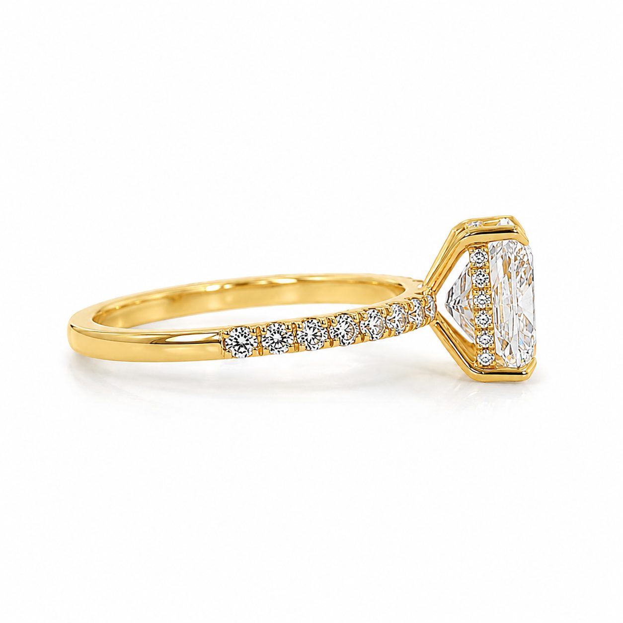 Monarch Cushion Engagement Ring 71620