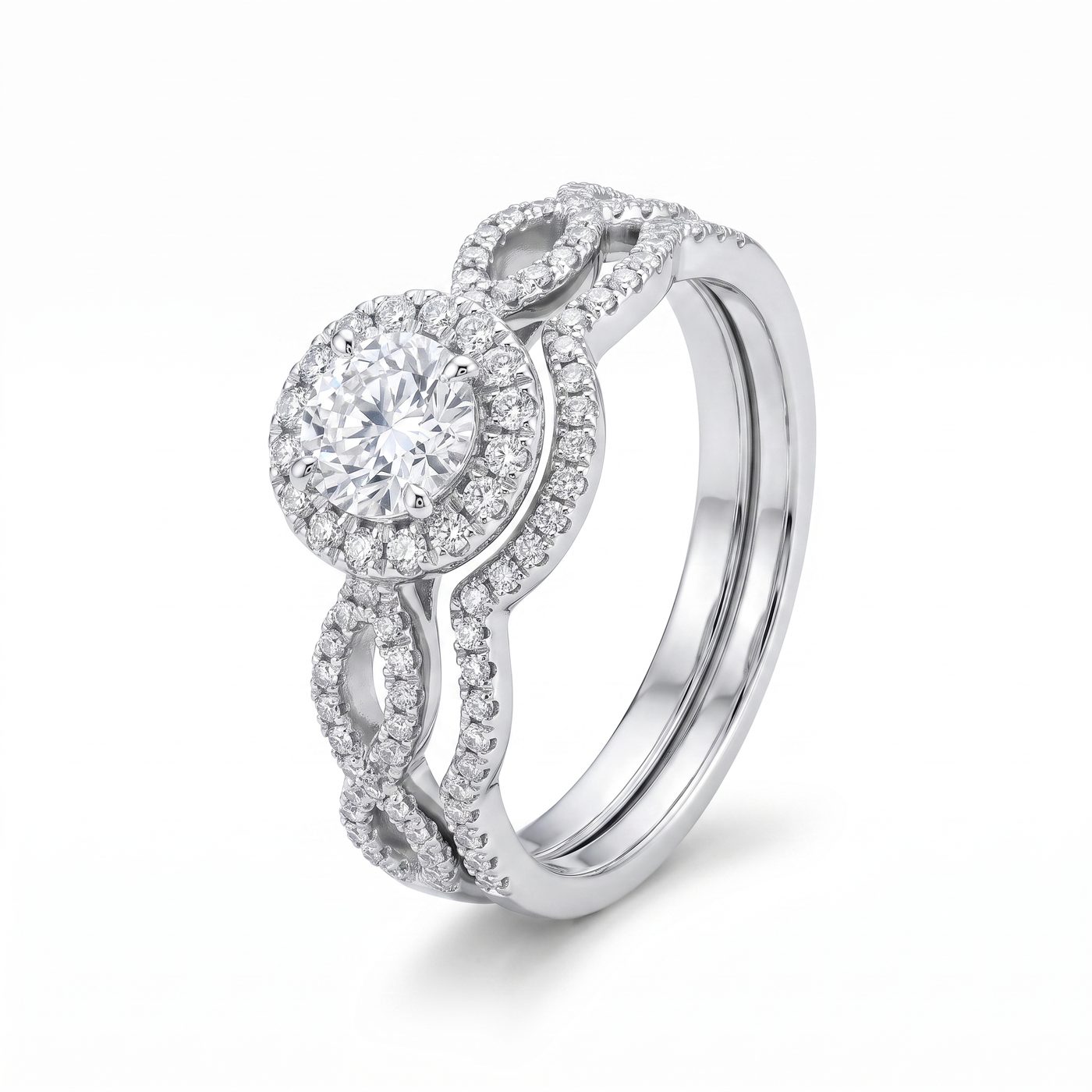 Diamond Engagement Ring Set 68284