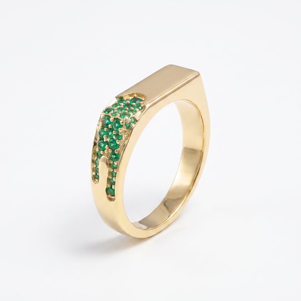 Emerald Drip Ring V.2