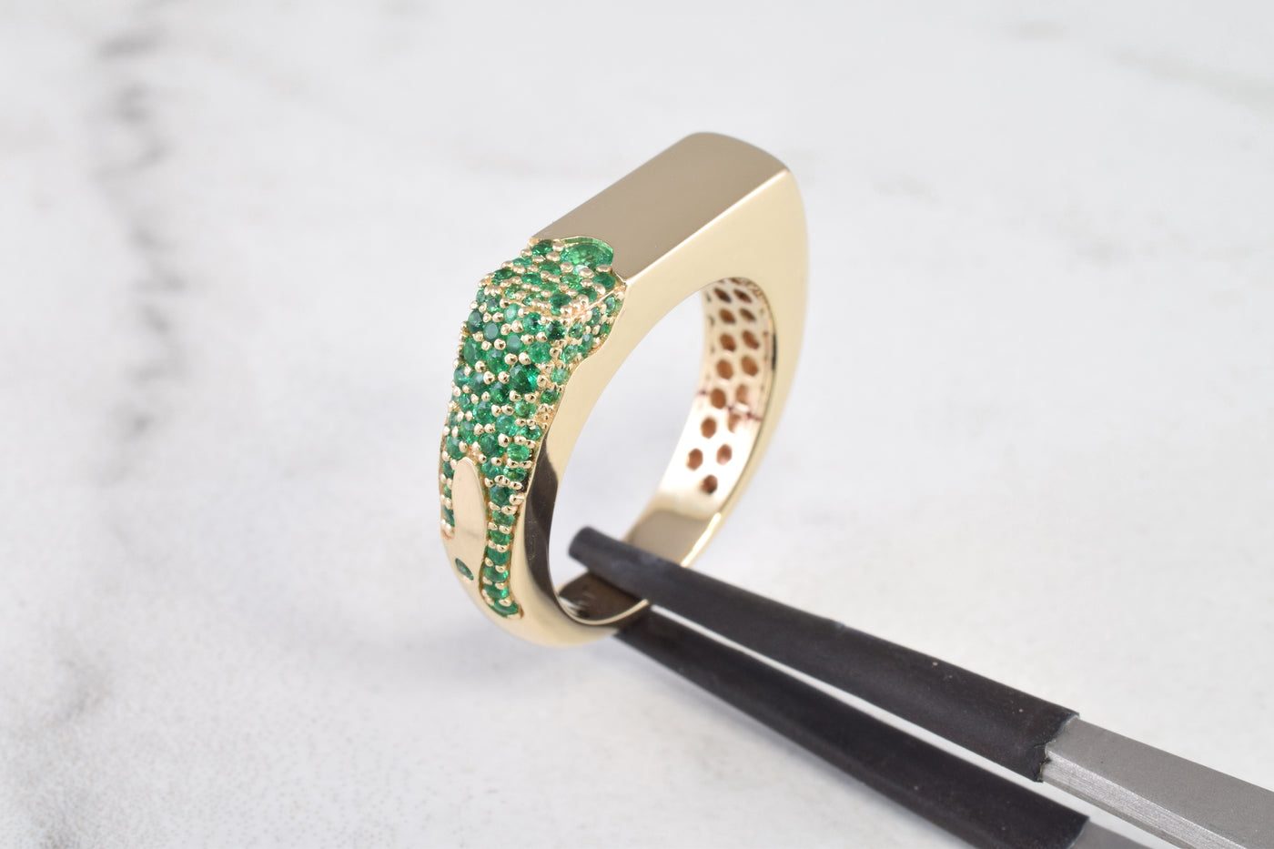 Emerald Drip Ring V.1