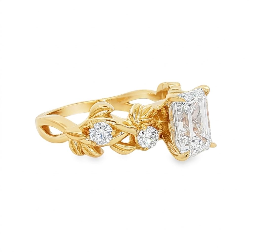 Golden Laurel Engagement Ring 71123