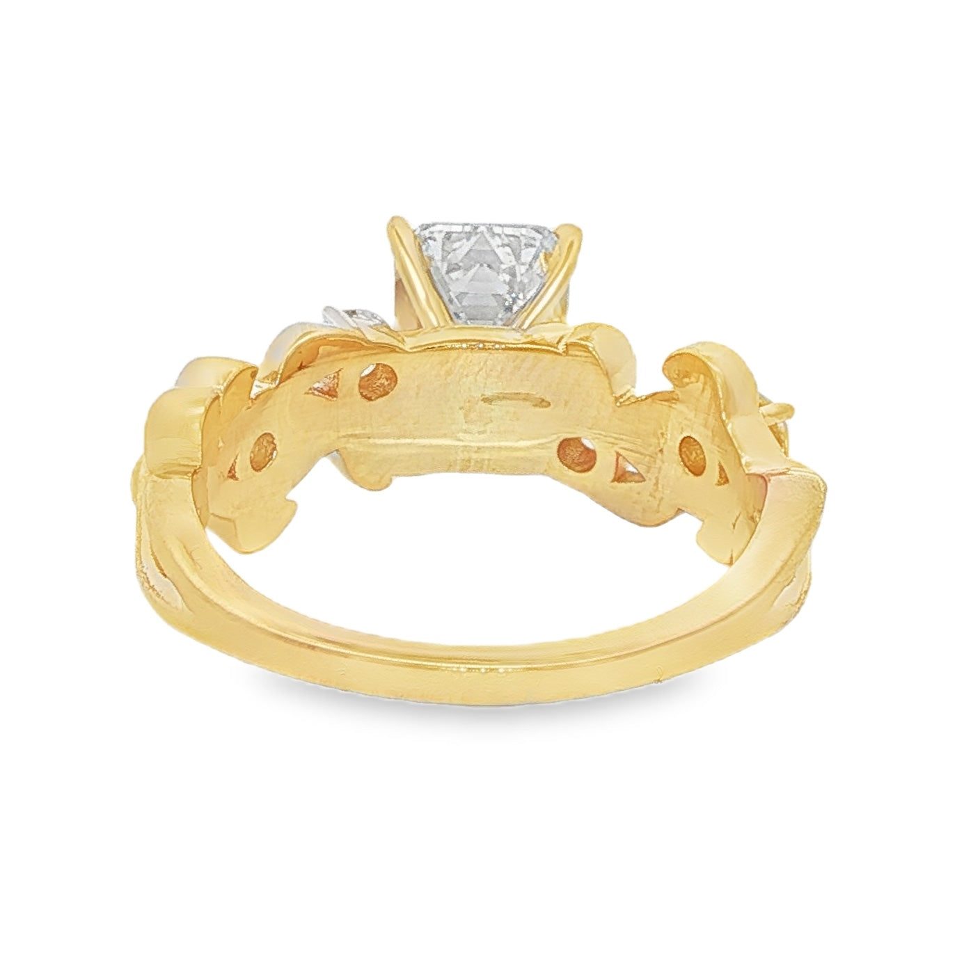 Golden Laurel Engagement Ring 71123