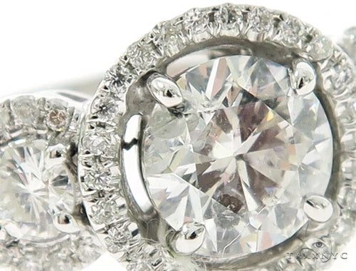 Three Stone Diamond Eangagement Ring 44990