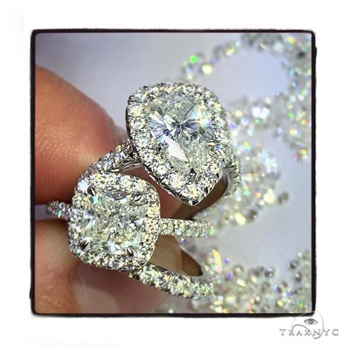 Prong Diamond Engagement Ring Set 48995