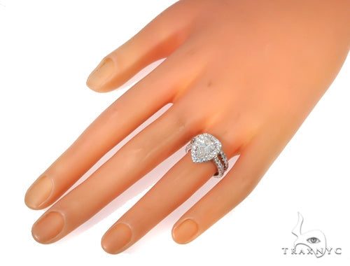 Prong Diamond Engagement Ring Set 48995