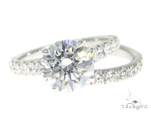 Prong Diamond Engagement Ring Set 48999