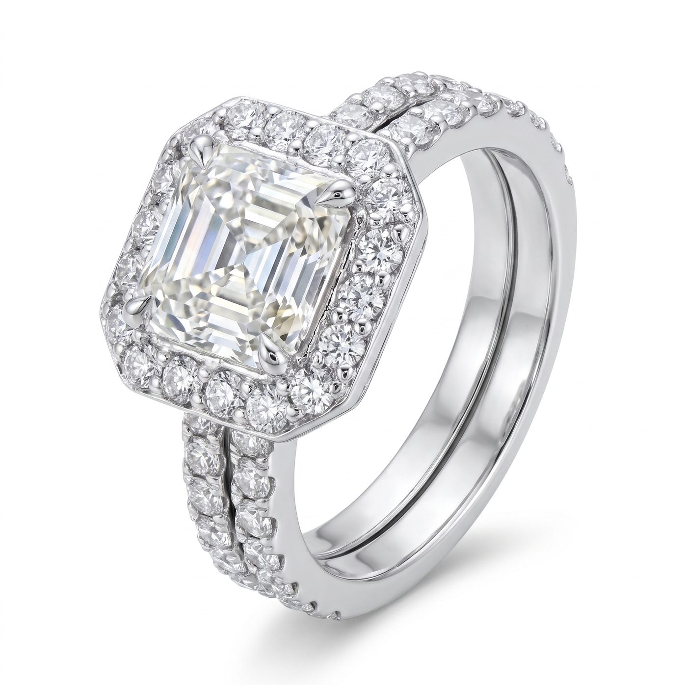 Diamond Engagement Ring Set 49764