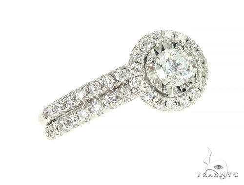 14K Gold Diamond Engagement Ring Bridal Set 65973