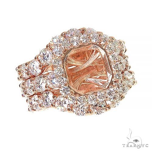Custom Made Diamond Engagement Ring Set 67171