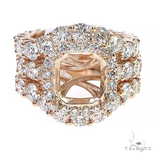 Custom Made Diamond Engagement Ring Set 67171