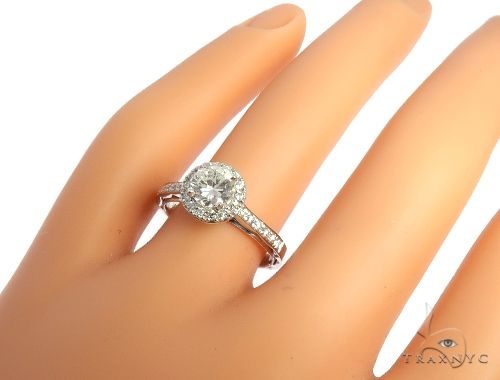 Diamond Halo Engagement Ring 64493
