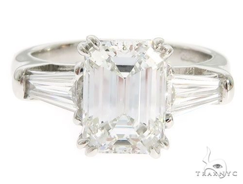 Emerald Cut Engagement Ring 61453
