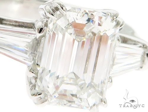 Emerald Cut Engagement Ring 61453
