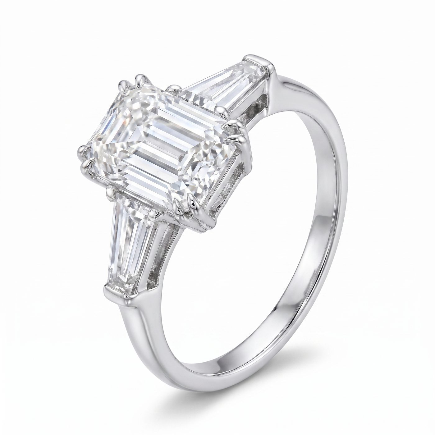Emerald Cut Engagement Ring 61453