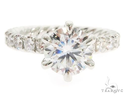 Round Cut Engagement Ring 61467