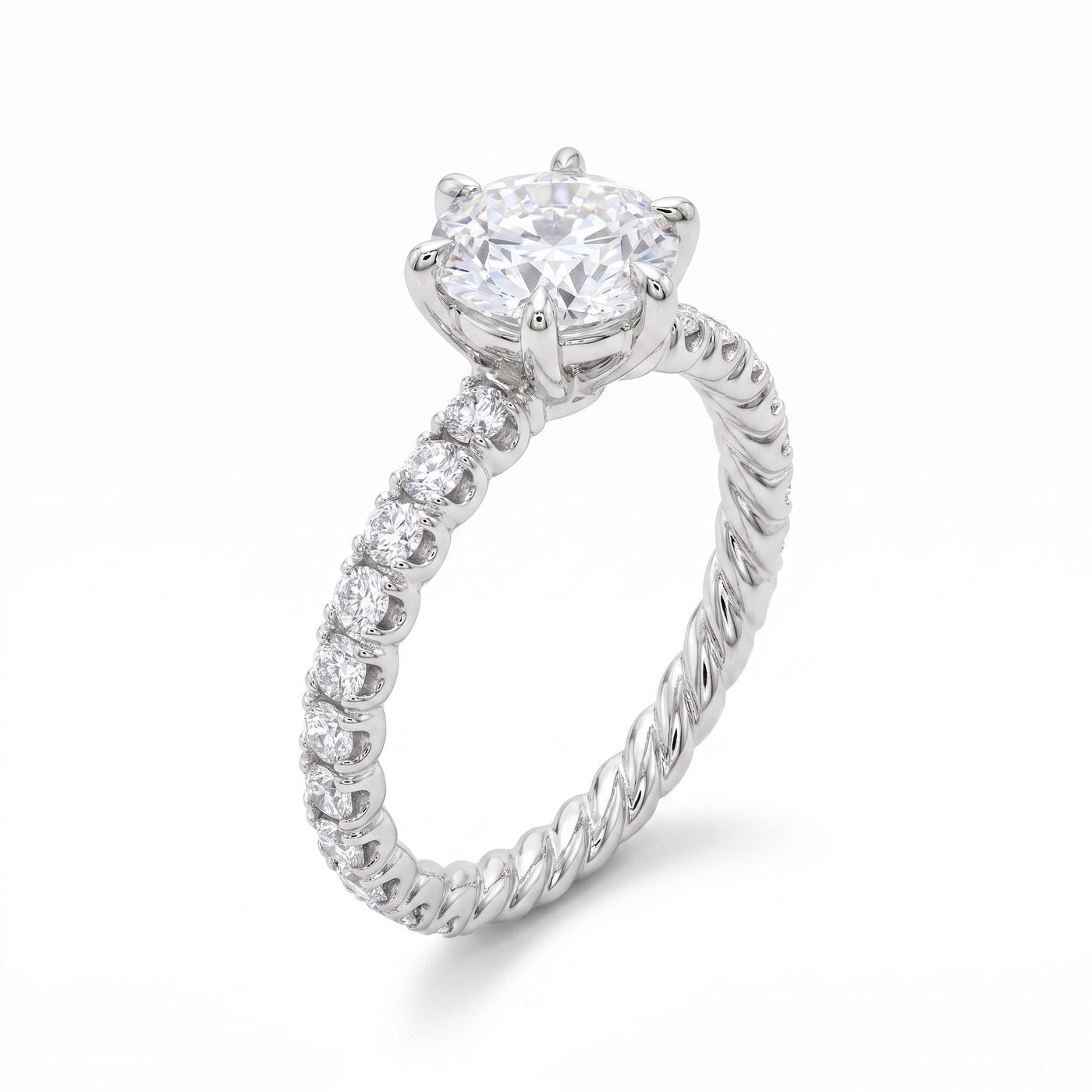 Round Cut Engagement Ring 61467