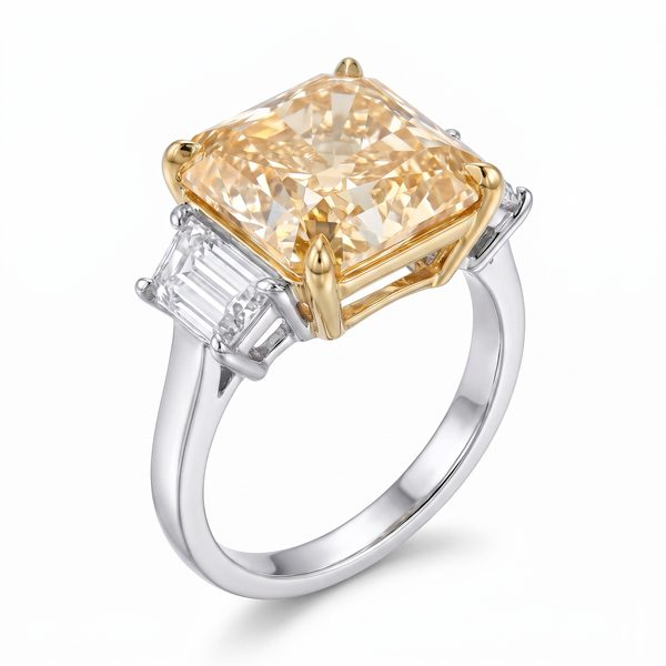 Sunrise Beam Diamond Engagement Ring 64463