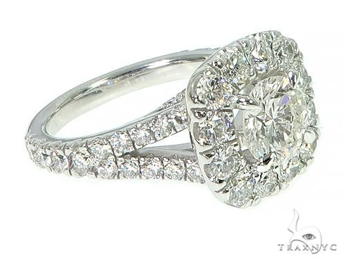 14K White Gold Diamond Engagement Ring 66139