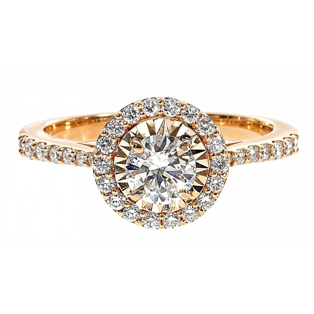 14K Gold Diamond Engagement Ring 67288